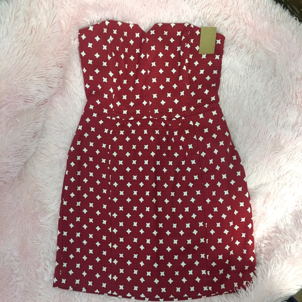 Rachel Roy strapless American Beauty